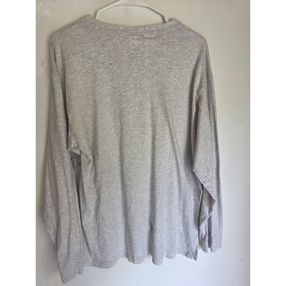 Victorias Secret PINK Long Sleeve Rainbow Rhinestone Graphic T-Shirt Gray XL - Picture 5 of 5